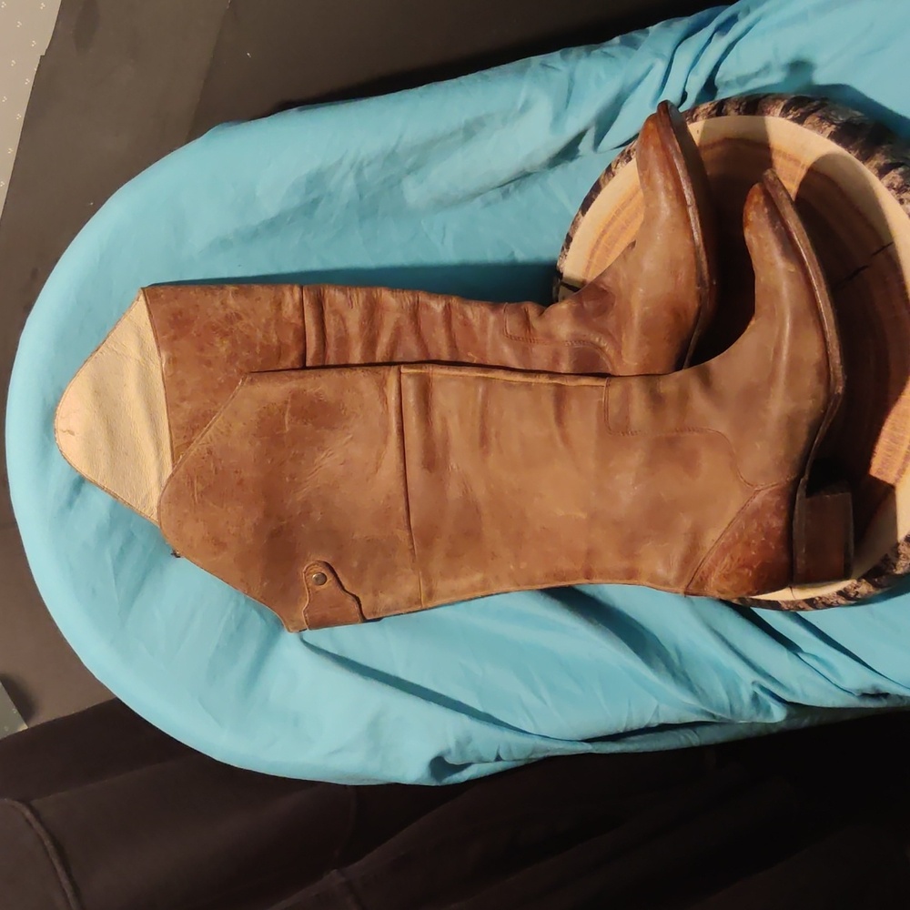 Freebird by Steven Stabl Tall Brown Boots W8 - Picture 4 of 11